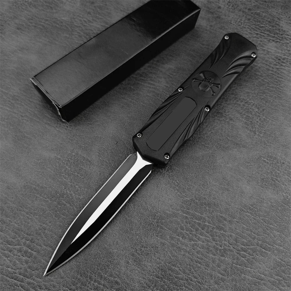 Folding EDC Knife 440C Steel ABS Handle